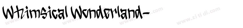 Whimsical Wonderland字体转换